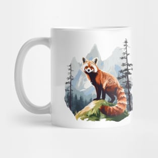 Red Panda In Nature Mug